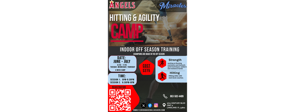 2024 summer Hitting and Agility Camp