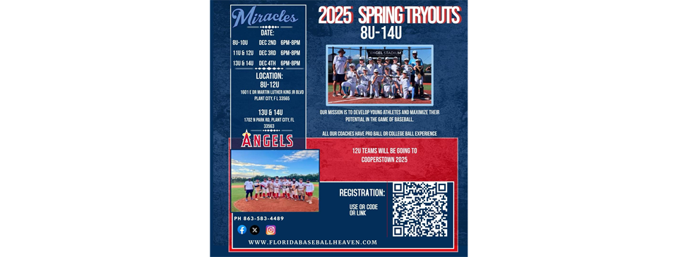 2025 SPRING TRYOUTS